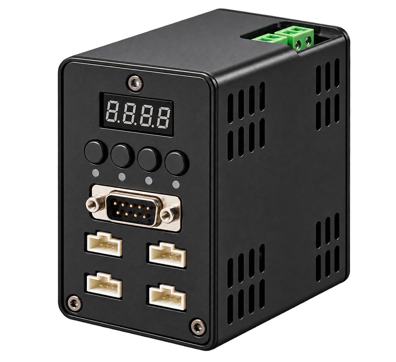 Four-channel machine vision light controller with separate output ports