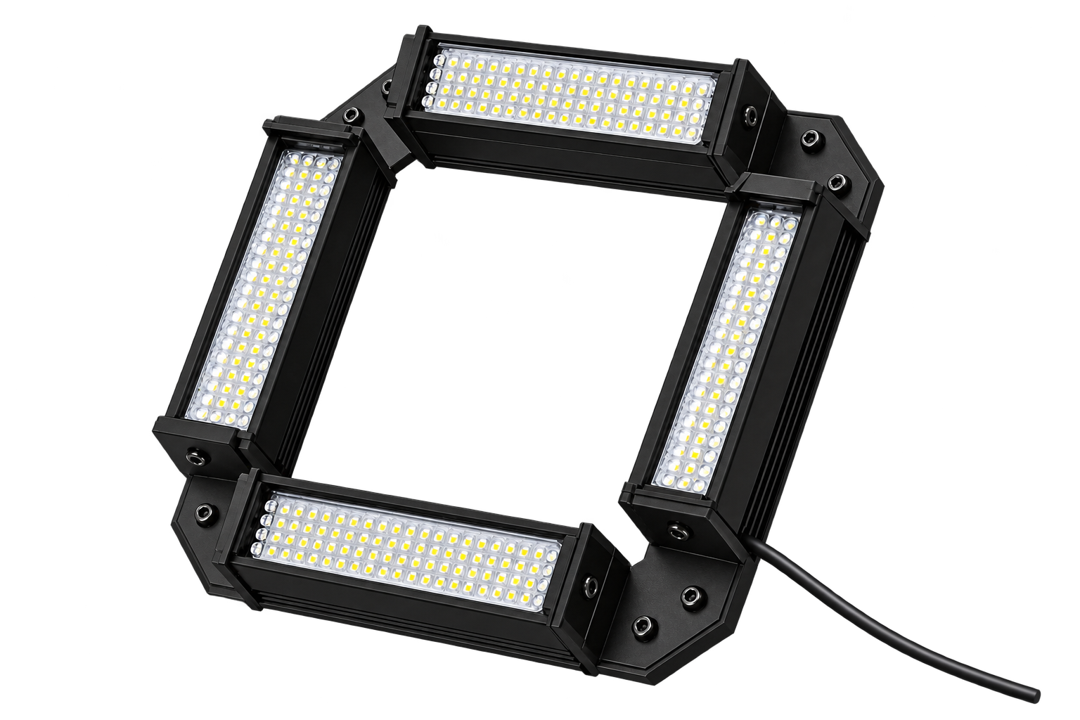 Collection of machine vision lighting modules for custom inspection setups